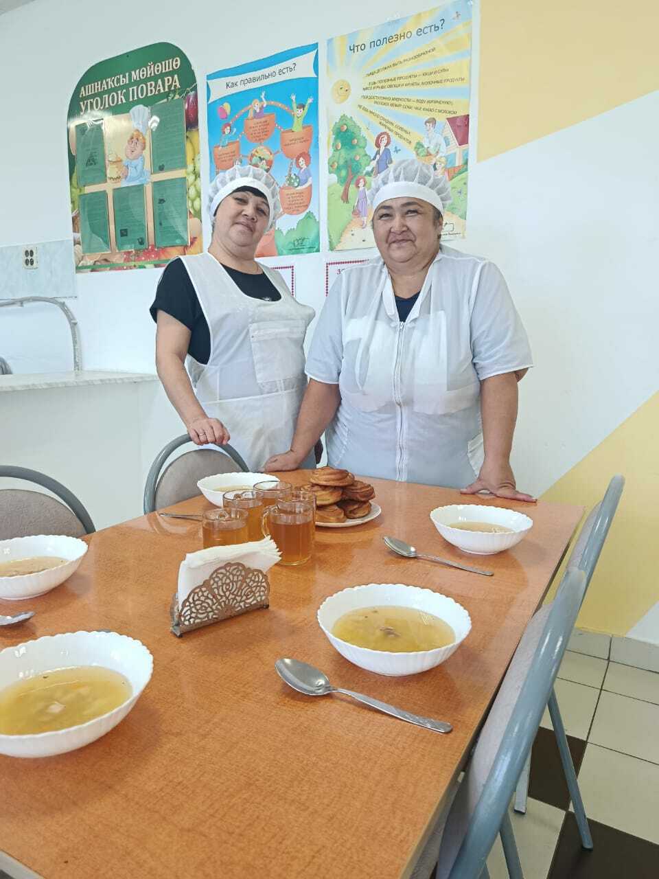 Ташбулат мәктәбе ашханаһы балалар хаҡында хәстәрлек күрә