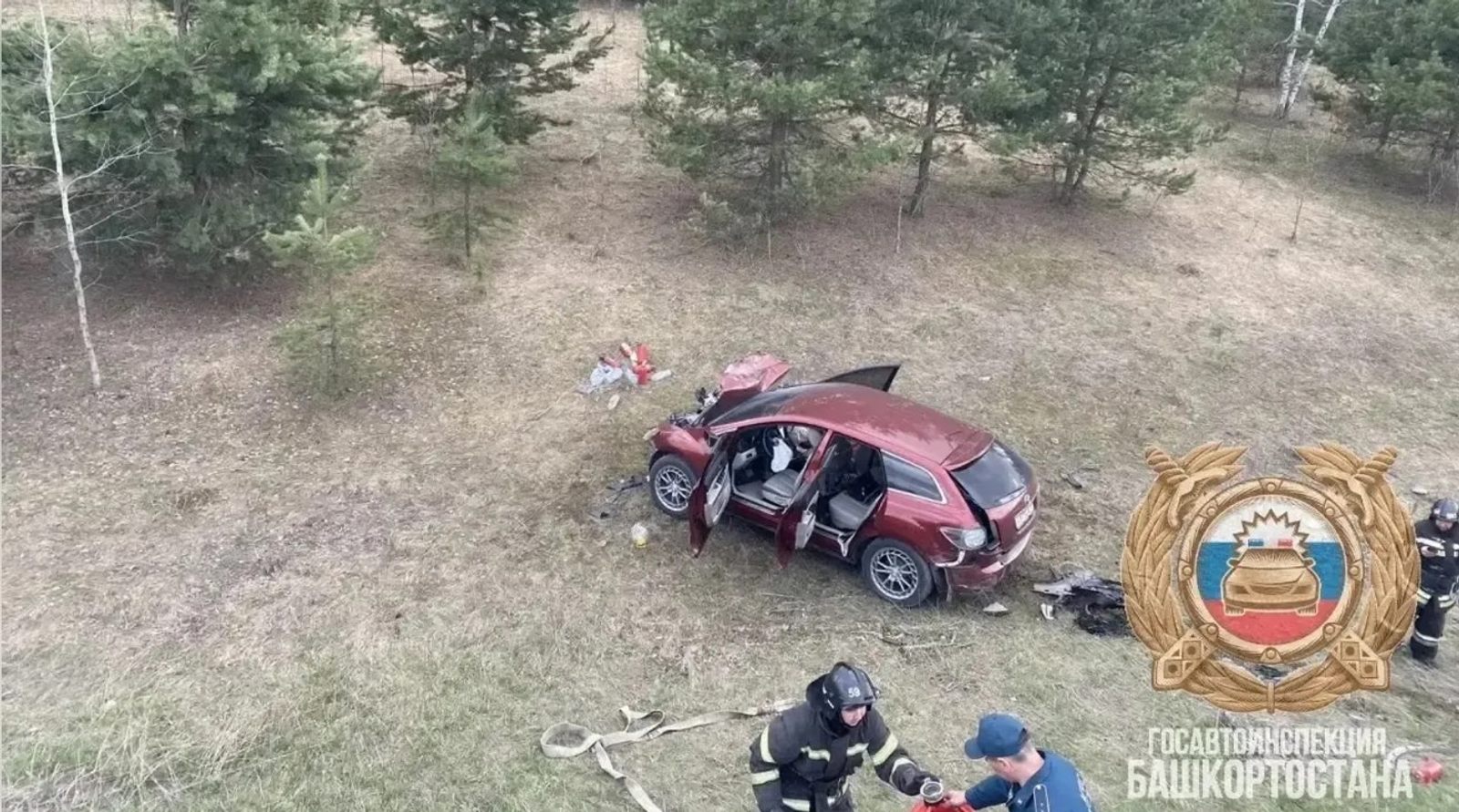 Четыре человека, в том числе двое детей пострадали в ДТП в Бирском районе