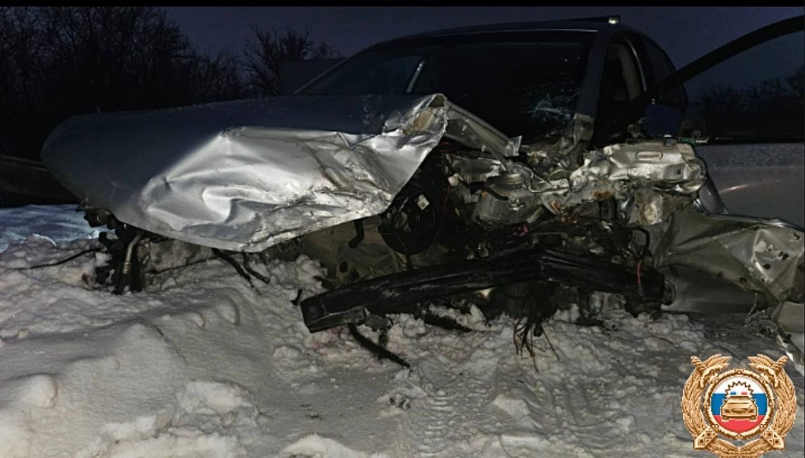 Как минимум два человека пострадали при лобовом ДТП на трассе в Башкирии